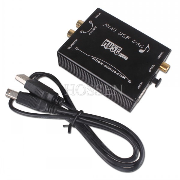 MUSE USB DAC PCM2704 Sound Card Optical Coaxial Decoder USB to S/PDIF Converter