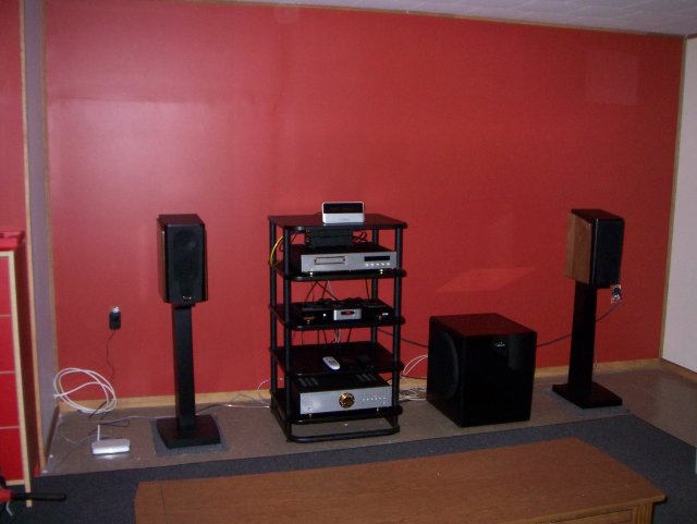 Basement System in July - Audes Excellence 1
Musical Fidelity A 300
Musical Fidelity A3CD
Bel Canto DAC 2
Squeezebox v3