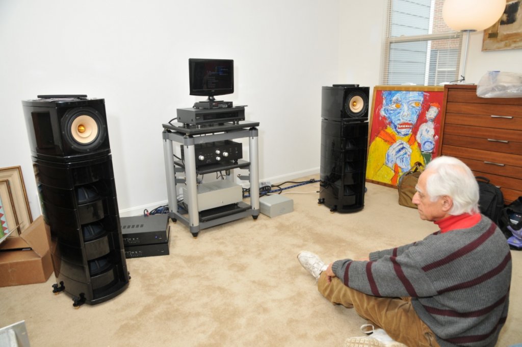 Pierre Sprey listens to Ralph Helmer's Surreal Sound speakers