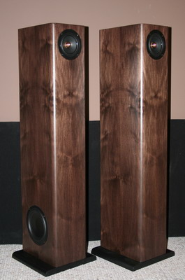 HTFR front view figured black walnut