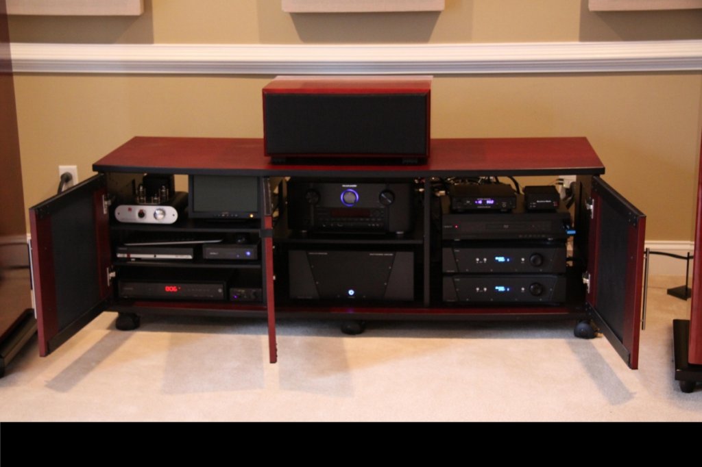 Open cabinet