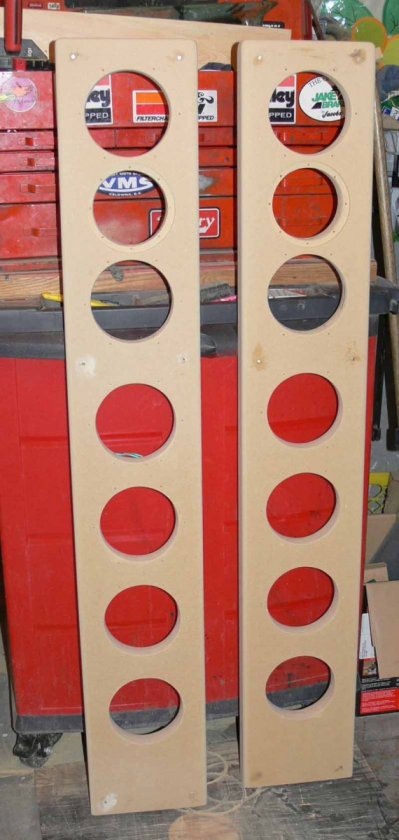Finished baffles with 3/4