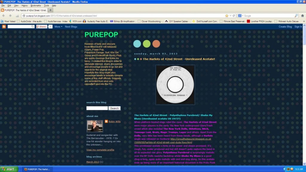 UK Blog...Pure Pop
