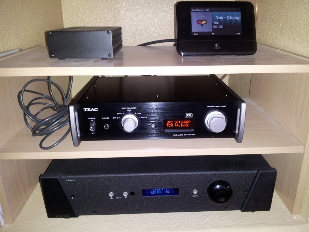 Teac UD-501 dac, SB Touch, Welbourne Labs PS, W4S STP-SE