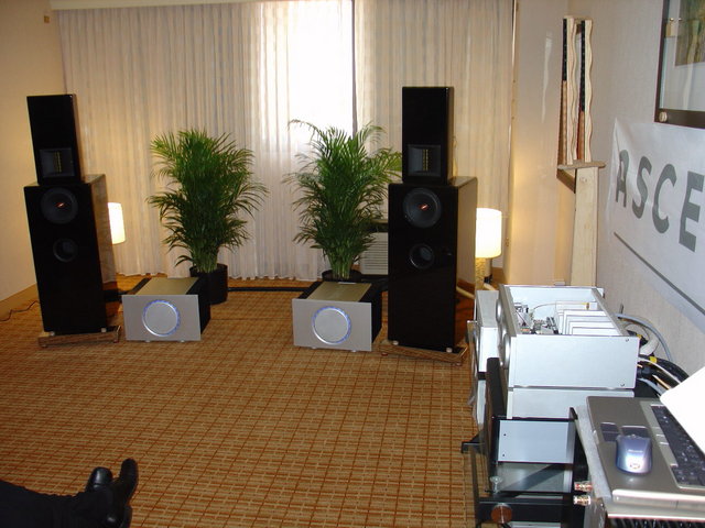Ascendo speakers w/ Behold gear