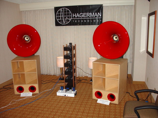 Gran Sfera Loudspeakers by Azzolina Audio w/Hagerman Audio gear