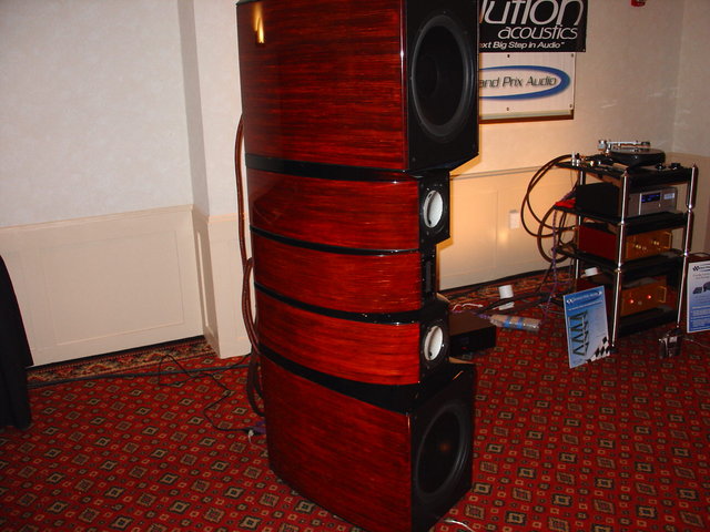 Evolution Acoustics MM-Three w/ DarTZeel amplification