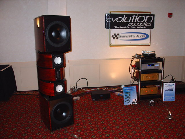 Evolution Acoustics MM-Three w/ DarTZeel amplification