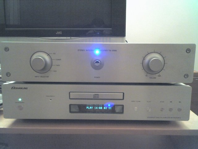 My Stereo set up G&W TW-2006x Integrated amp, and Shanling CD-S 100mk II