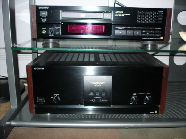 Sony ES. stuff!!! - The x339es cd player and
 TA-N80es power amp.