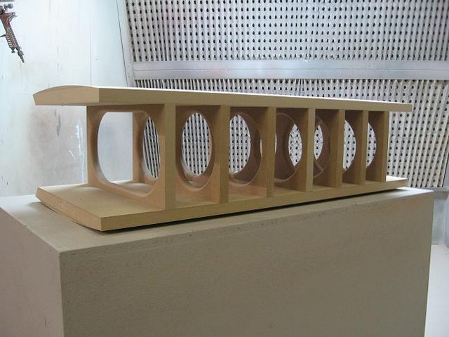 GR Research OB 5 - Dry assembly showing internal bracing