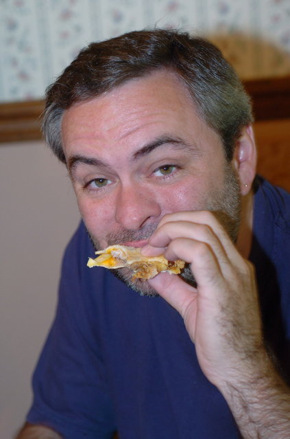 Dave diggin that cheesy stuff