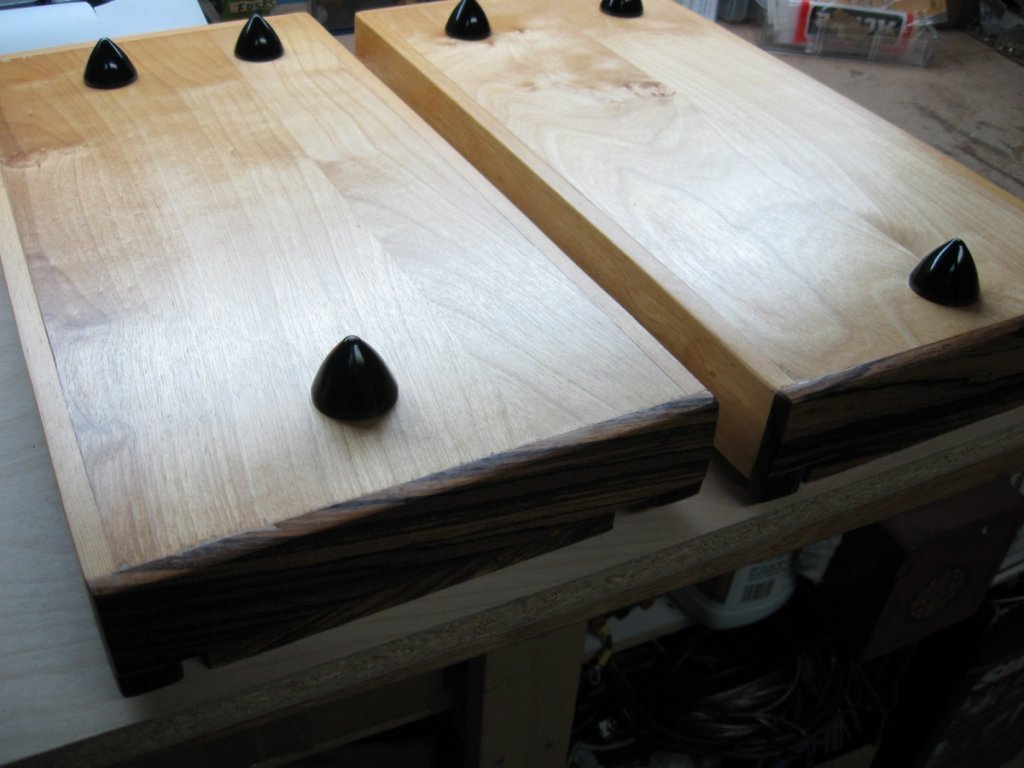 New zebrano amp bases