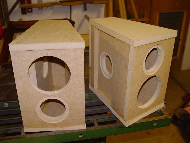 All Glued up but not trimmed or veneered yet - Drivers on order