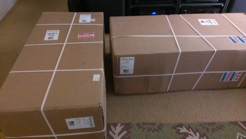 The boxes arrive in pretty good shape.