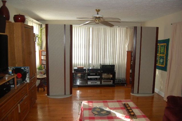 downstairs