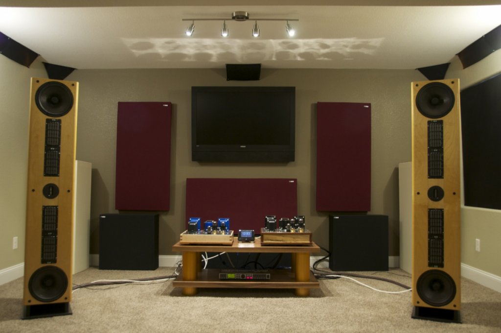 Finished audio room