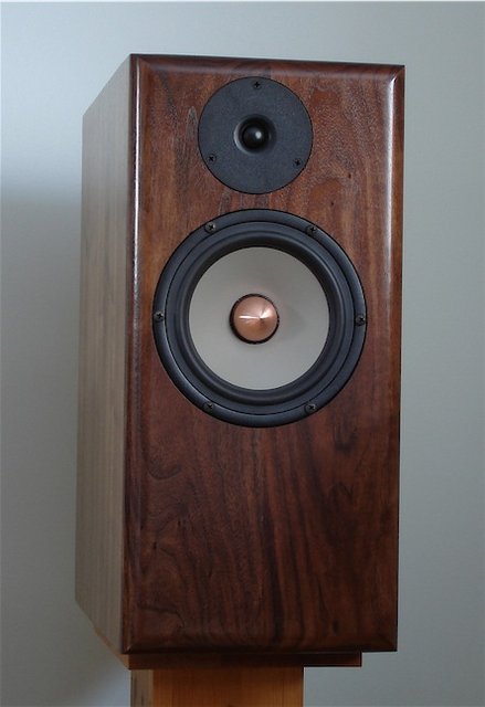 right speaker - finish is many coats of tung oil applied with 0000 steel wool