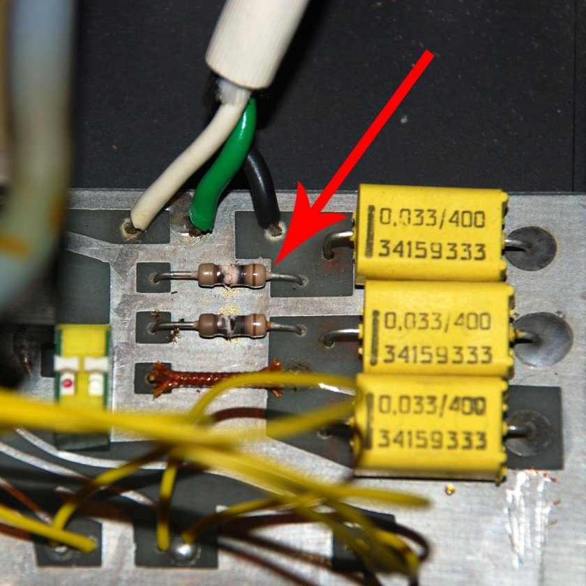 Goldmund Studio PL6 Servo, burned resistors