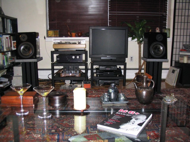 System pic from listening area w/ flash
