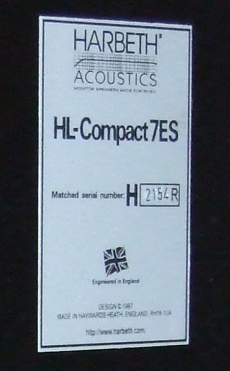 Harbeth Compact 7 ES 2