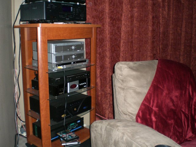Equipment rack view