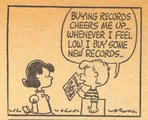 Snoopie buying records