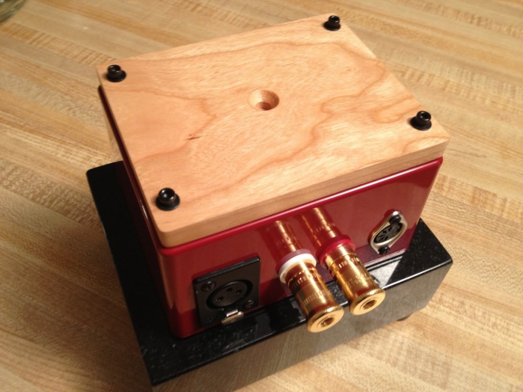Maraschino Tabletop, Black screws and wood v1