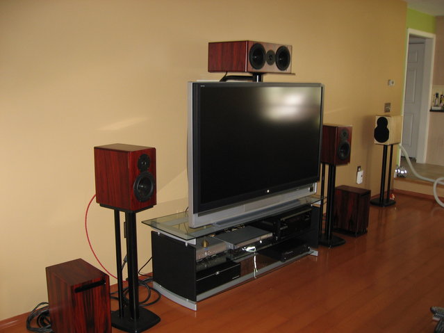 Rosewood X-series HT setup 2