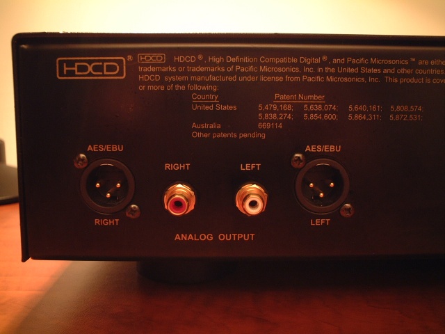 Both single-ended (RCA) and balanced (XLR) inputs