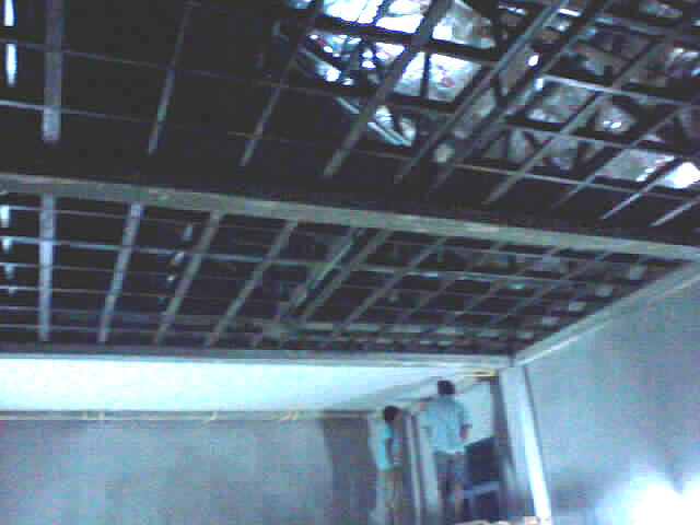 Ceiling, early phase.