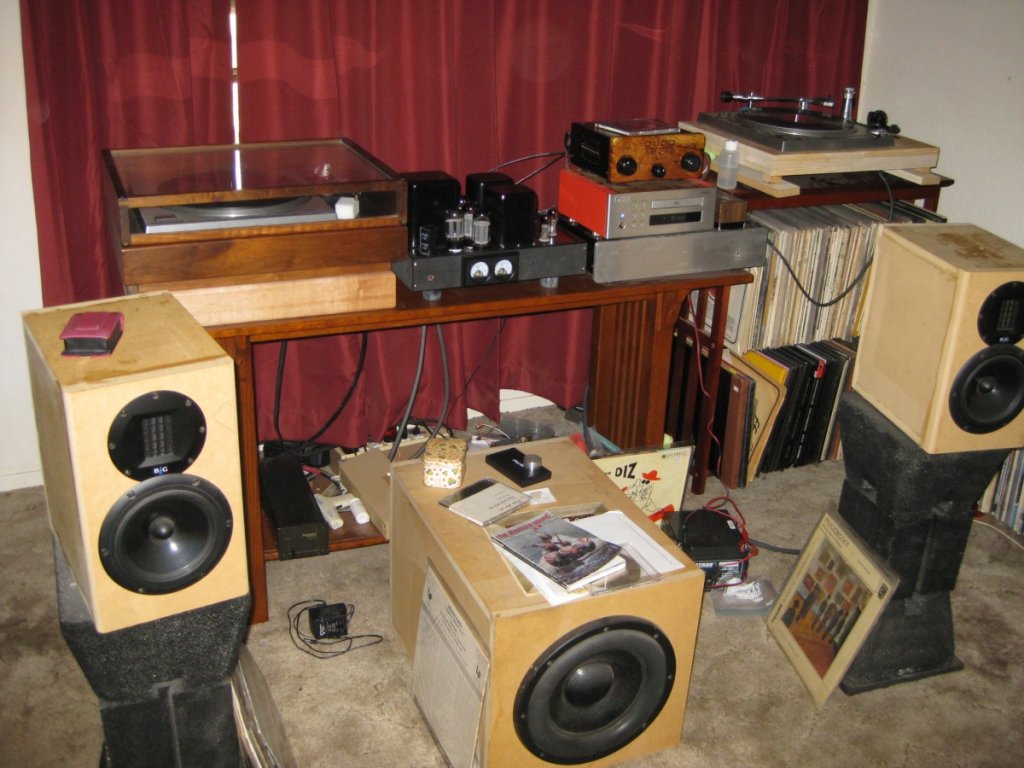 My 2nd system, Dodd, Virtue, GR-Research, two SP 10's
