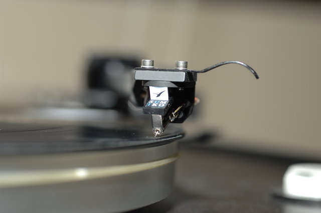 Closeup of phono rig