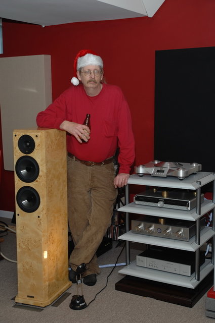 Chris next to the Focus Audio 888s