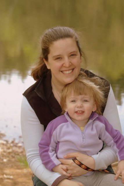 Blair & Sabrina - Picture taken last summer at a lake near our house of my wife Blair, and daughter Sabrina