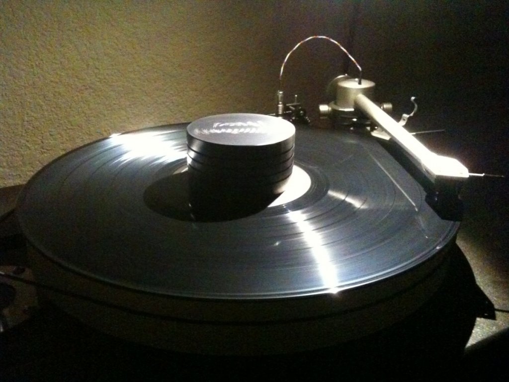 Aluminati weight with my VPI Scout