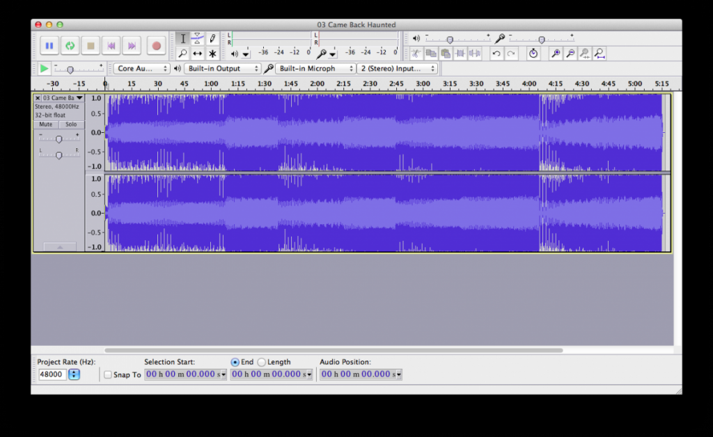 Came Back Haunted - Audiophile