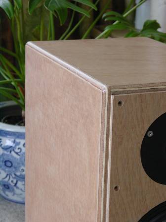 Corner - build using marine ply with mdf internal.