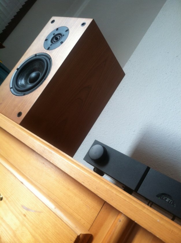 Fritz Speakers with Naim sideview