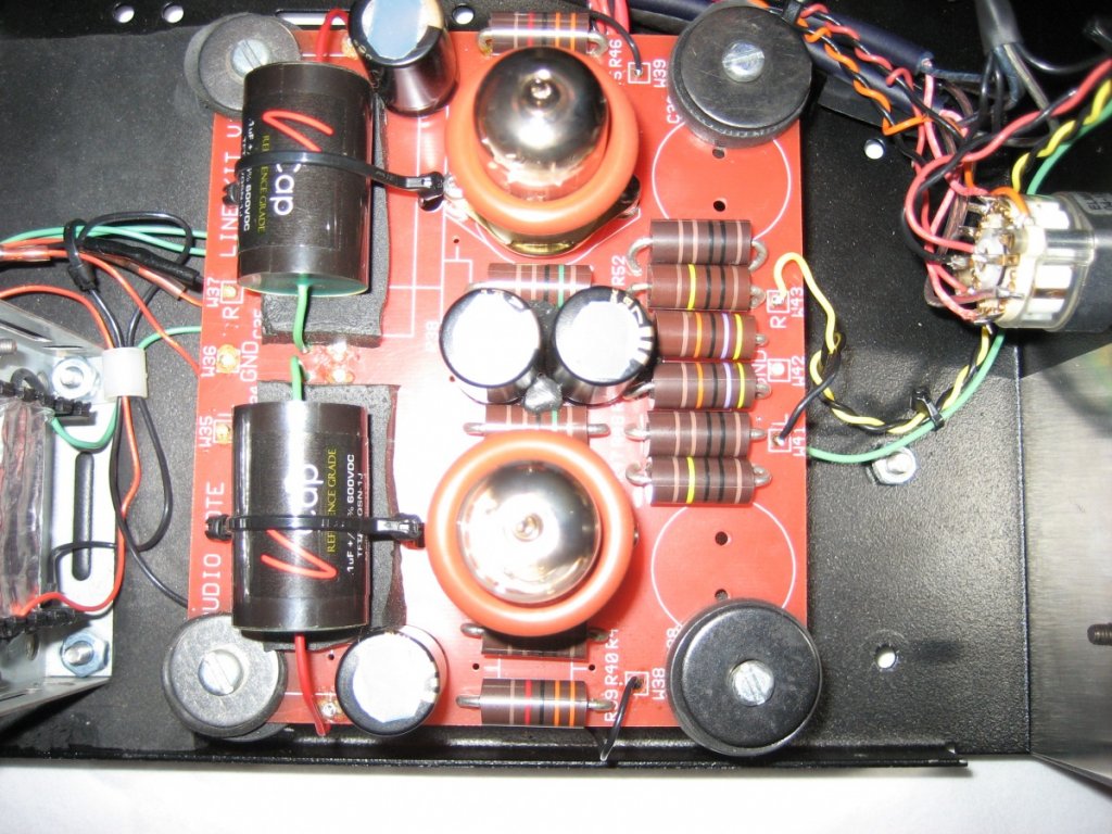 V Caps in the output stage.