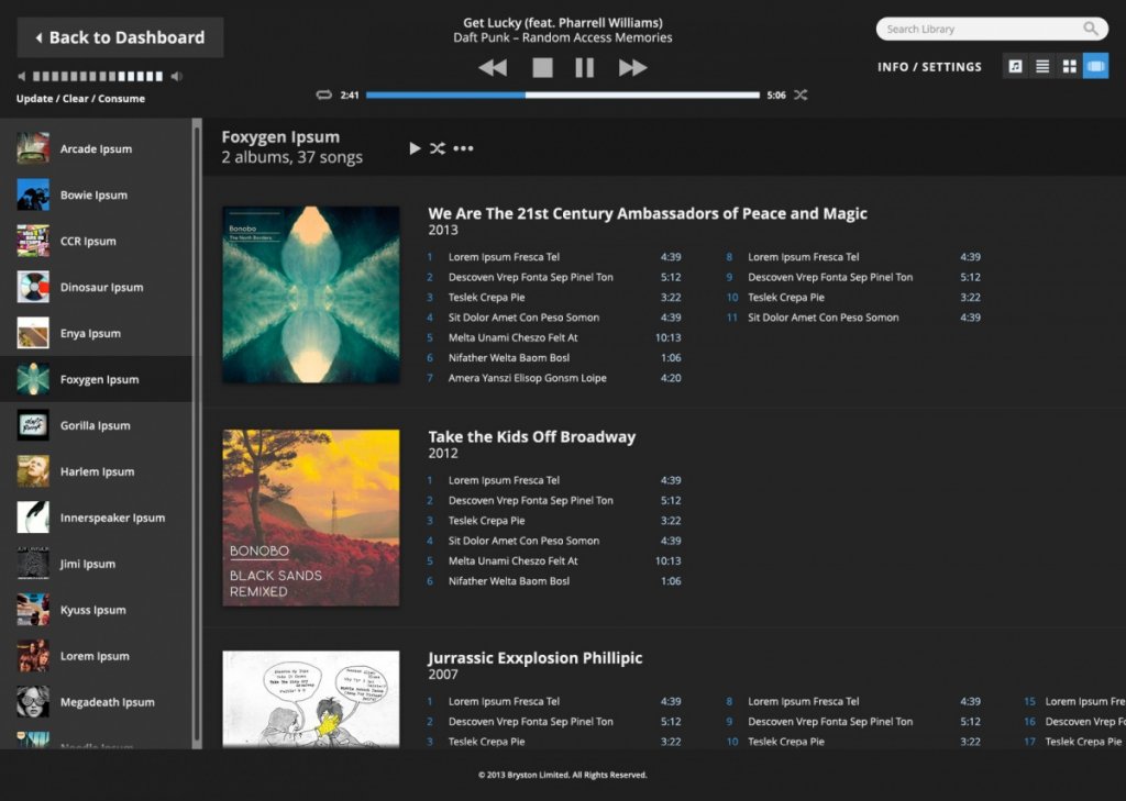 dark media-player view-artist