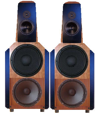 Thunder puppy - A design by Imperial.
Does not exist.......
But looks cool eh?
Cut paste in paint!
Super Clef top.
JBL 2245H midbass
JBL 2235 subbass.
(bassdrivers on picture
are different from the JBL's
They're just for illustration
size 3D depth to the image)

Inspired by Aerial 10/20T!