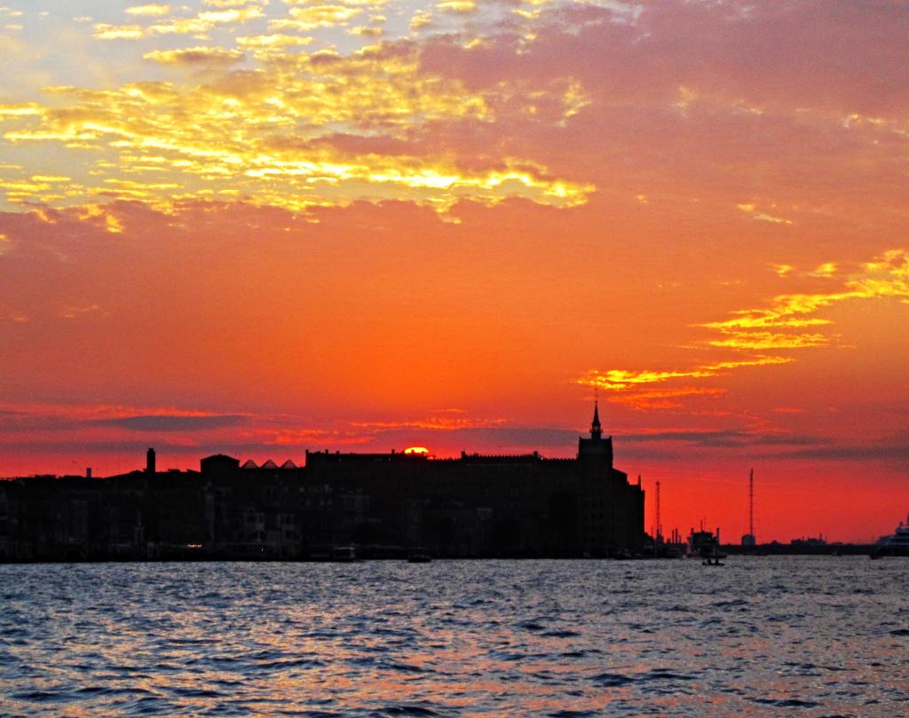 Sunset in Venice, Italy