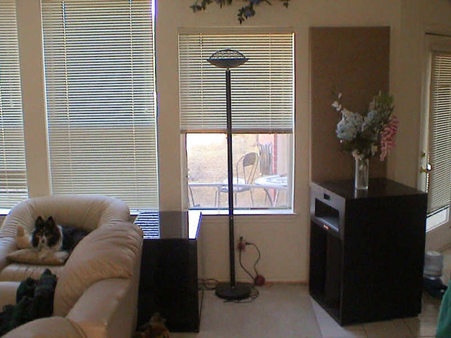 2'X 4'X 4" acoustic panel. - Open space on wall near rear LaScala.