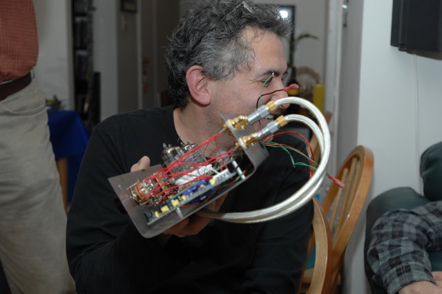 Zacster with his diy preamp