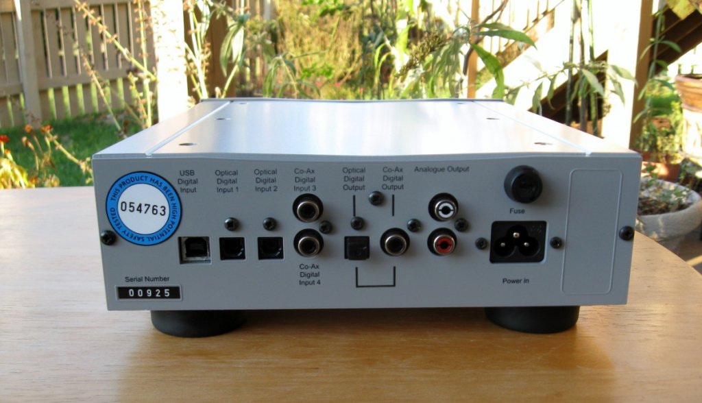 Rega DAC back