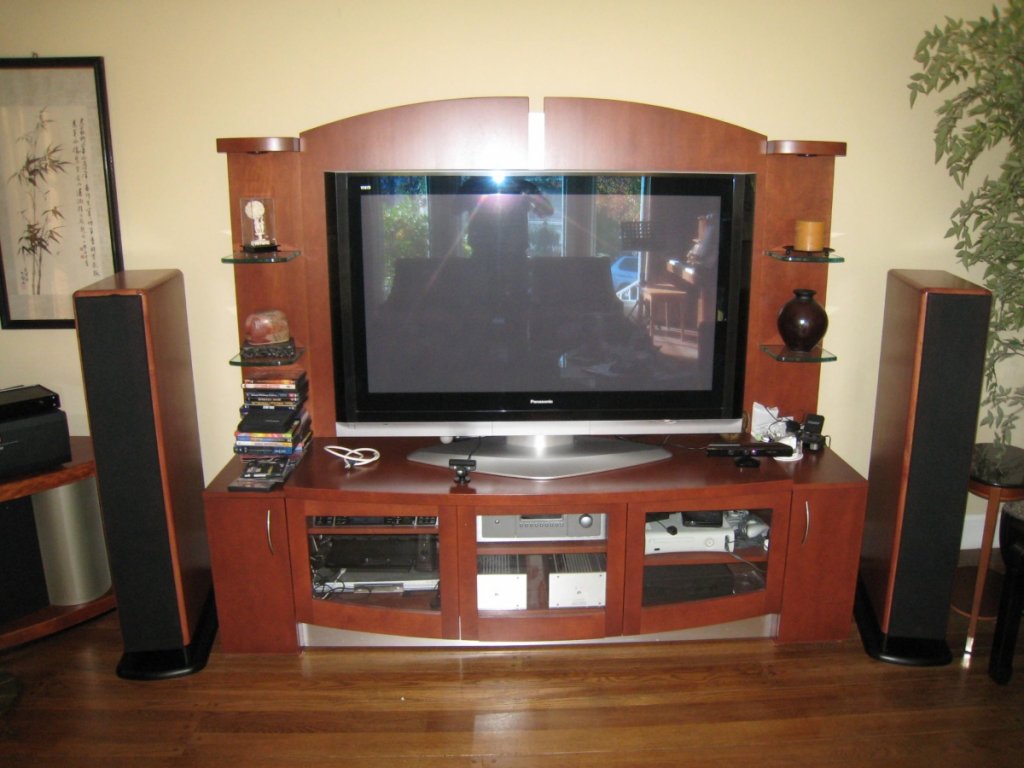 Integrated in the AV system.