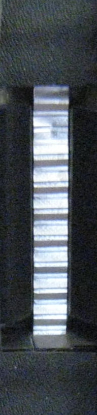 Dent in ribbon tweeter