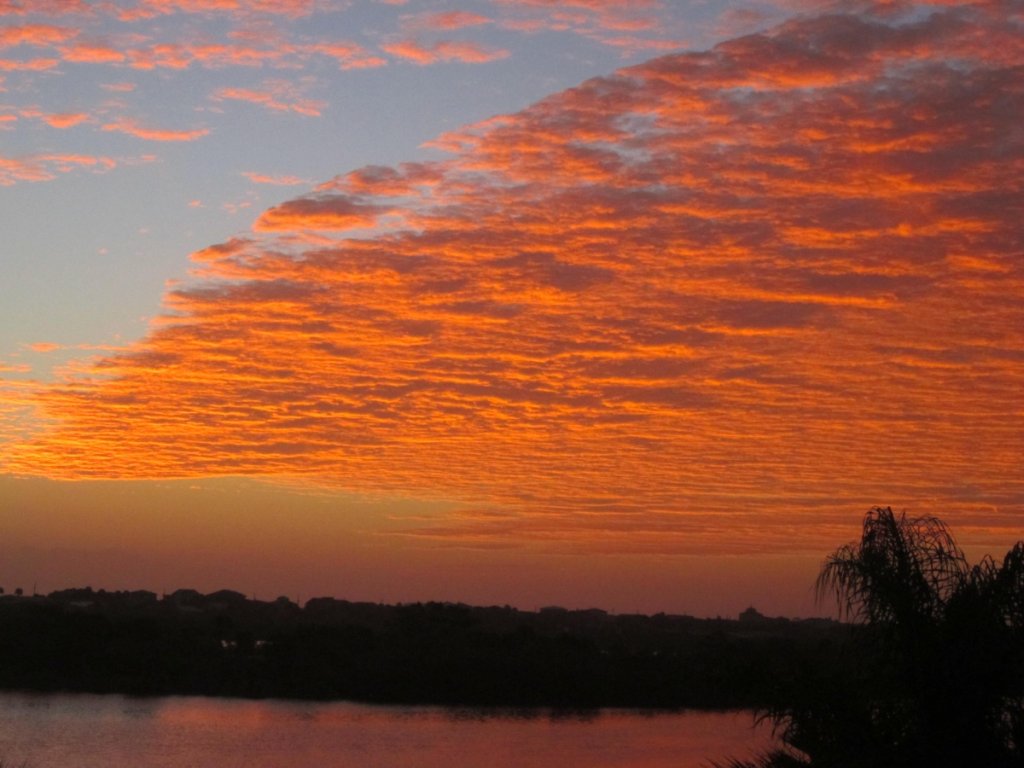 Sunrise in Fla. this morning