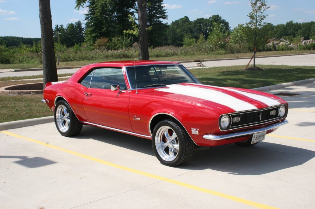 Not my 1968 Camaro, those wheels are nicer.